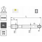 Fanar ZÁVIT M12 DIN-376B (6H) HSSE HL INOX – Hledejceny.cz