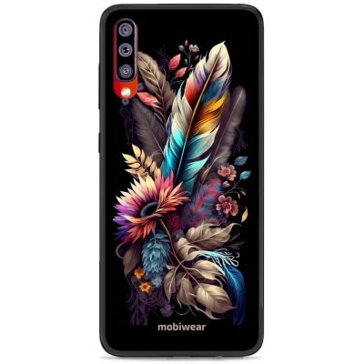 Pouzdro Mobiwear Glossy Samsung Galaxy A70 - G011G Kytice s pírkem