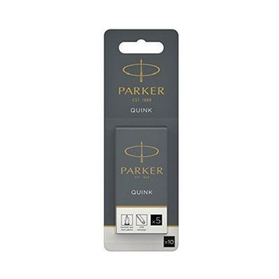 Parker Quink Inkoustové bombičky černá 10ks do plnicích per Parker 1950206 – Zbozi.Blesk.cz