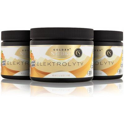 Golden Nature GN Exclusive Elektrolyty Citrus Mix 3 x 285 g – Hledejceny.cz
