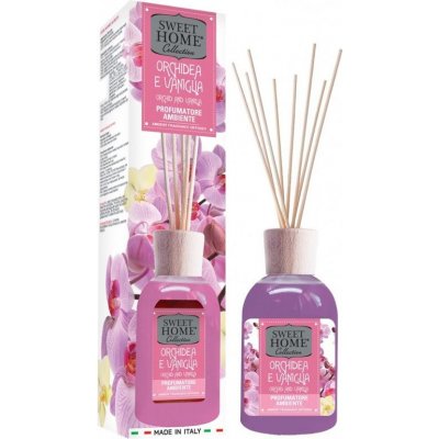 Sweet Home aroma difuzér s tyčinkami Orchidea e Vaniglia Orchidej a vanilka 250 ml – Hledejceny.cz