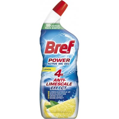 Bref Power Active Gel Lemon WC čistič 750 ml – Zboží Mobilmania