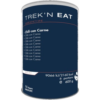 Trek'n eat Emergency Food Pikantní Chili con Carne 0,6 kg – Hledejceny.cz
