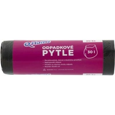 Q Home - pytle na odpadky - 30 l, 30 ks, 7 mikronů – Sleviste.cz