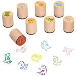 GOKI Dřevěná razítka Dinosauří mláďata – Zboží Dáma