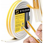 Vorel TO-76752 Těsnění do oken a dveří samolepící 9 x7,4 mm TYP D 6 m bílé – Hledejceny.cz