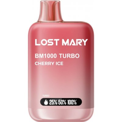 Elf Bar Lost Mary BM1000 Turbo Cherry Ice 20 mg 1000 potáhnutí – Zboží Dáma