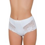 Fabio Dámské vyšší kalhotky Basia bílá – Zboží Dáma