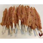 For Dogs and Cats Kuřecí filety na tyčce z buvolí kůže 6 cm 500 g – Zboží Mobilmania