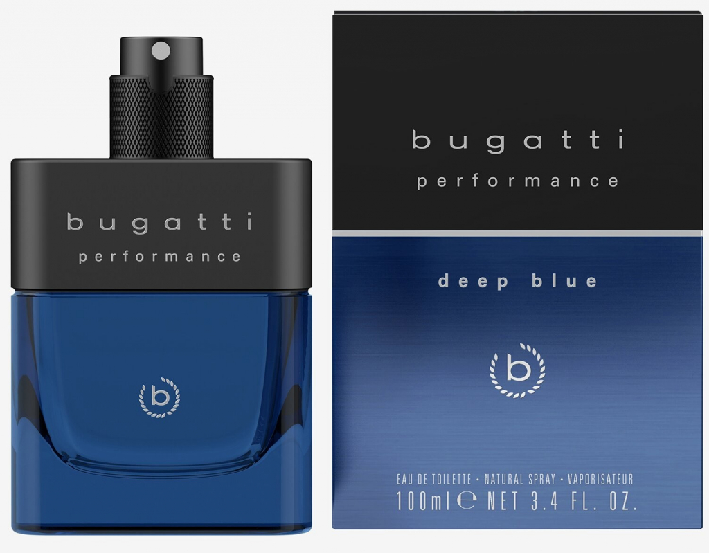 Bugatti Performance Deep pánská od voda Kč toaletní ml Blue 100 649