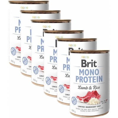 Brit Mono Protein Lamb & Rice 6 x 400 g