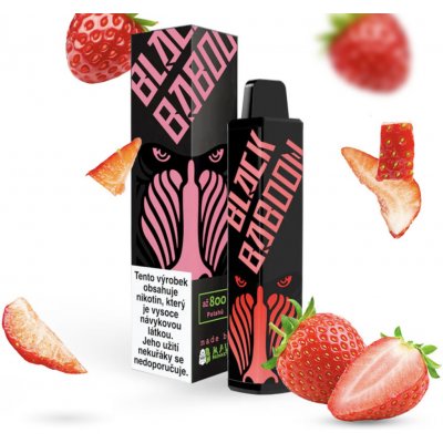Black Baboon Straw Dropz 16 mg 800 potáhnutí – Zboží Dáma