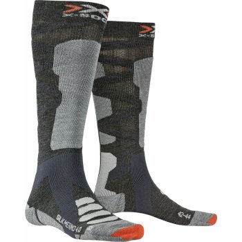 X-Socks Ski Silk Merino 4.0 Anthracite Melange / Grey Melange