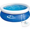 Bazén Tectake 402898 bazén kruhový s filtračním čerpadlem 300 x 76 cm - modrá