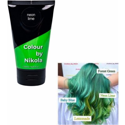 Colour by Nikola barva na vlasy Neon Lime zelená