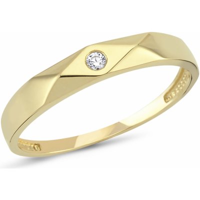 Lillian Vassago Zlatý prsten se zirkonem LLV66 GR084 – Zboží Mobilmania