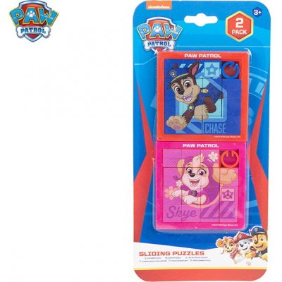 Paw Patrol logická hra posuvné puzzle 2ks na kartě – Hledejceny.cz