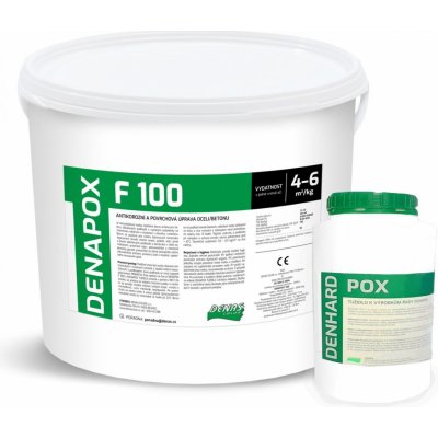 Denapox F100 4 kg + 0,25 kg zemní hnědá – Sleviste.cz