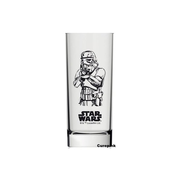 Sklenička CurePink Sklenice Star Wars: Trooper 290 ml