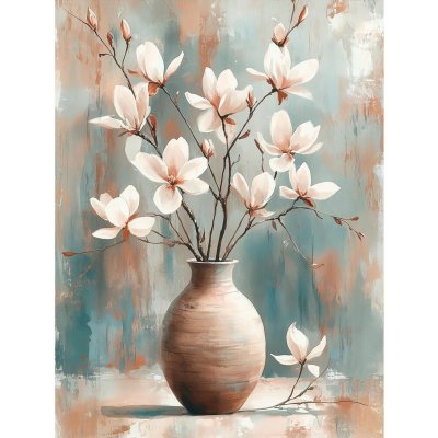 Obraz na plátně Magnolie, 80 × 60 cm, tisk CA-17022 – Sleviste.cz