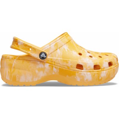 Crocs Classic Platform Graphic Clog Women's Orange Sorbet