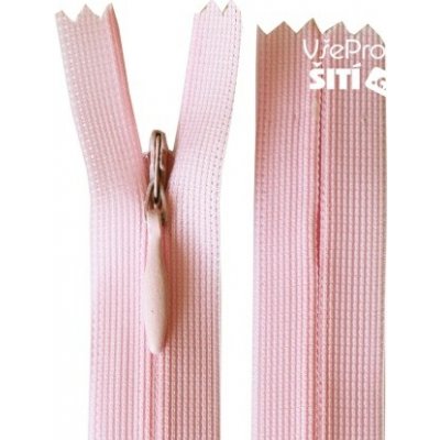 zip skrytý spir SVĚTLE RŮŽOVÁ No3 4416XX – Hledejceny.cz