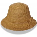 Krumlovanka dámský letní nemačkavý slamák Cloche melange 100% Paile natural P-12528 starorůžová – Hledejceny.cz
