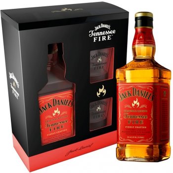 Jack Daniel's Fire 35% 0,7 l (dárkové balení 2 sklenice)