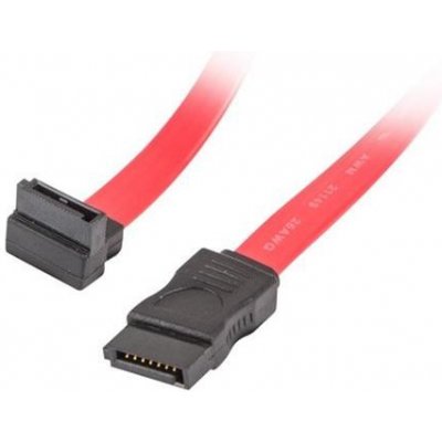 Lanberg SATA III datový kabel (6GB/S) F / F 50cm, úhlový, červený CA-SASA-12CU-0050-R – Zboží Mobilmania
