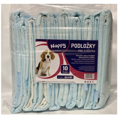 Nappy podložky pro zvířátka 60x60 cm 10 ks – Zboží Dáma
