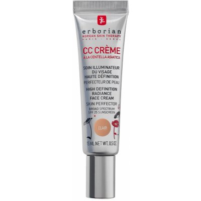 Erborian CC Crème Centella Asiatica rozjasňující krém SPF25 Clair 15 ml – Zboží Dáma