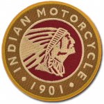 Moto nášivka Indian Motorcycle 1901 logo 9 cm – Zboží Dáma