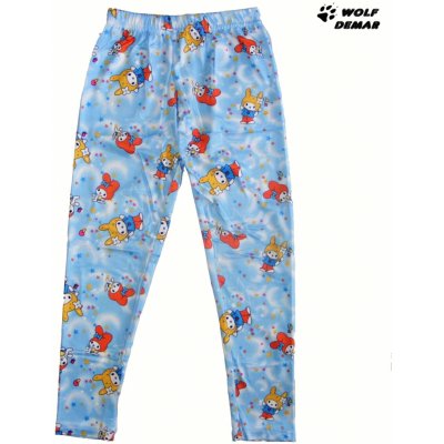 Elevek AB615 13 Dívčí legíny modré – Zboží Dáma