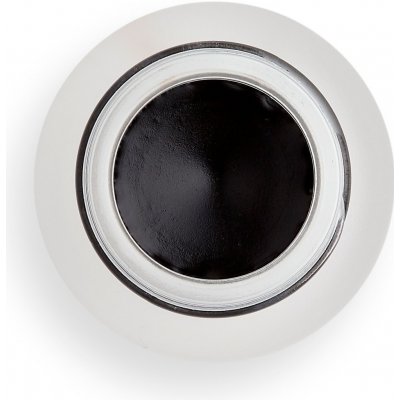 Revolution Gelové oční linky se štětečkem Gel Eyeliner Black 3 g – Sleviste.cz