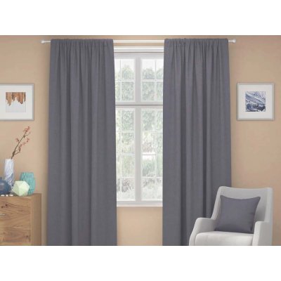 XPOSE® Zatemňovací závěs ZEUS - šedý 140x250 cm – Zboží Dáma