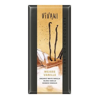 Vivani bílá čokoláda s vanilkou Bio 100 g