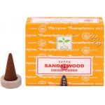 Satya Sandalwood indické vonné františky 12 ks – Zboží Dáma