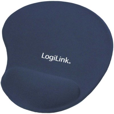 LogiLink ID0027B podložka pod myš s opěrkou pod zápěstí ergonomická modrá – Zboží Mobilmania