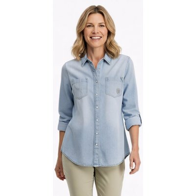 Timezone Boyfriend Fit Denim Modrá – Zboží Mobilmania