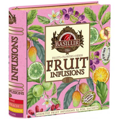 BASILUR Fruit Infusions Book Assorted Vol. III 32 x 2 g