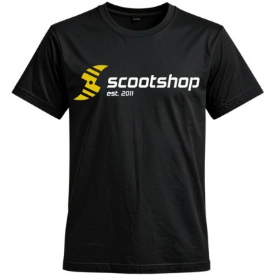 Tričko Scootshop Logo černé – Hledejceny.cz