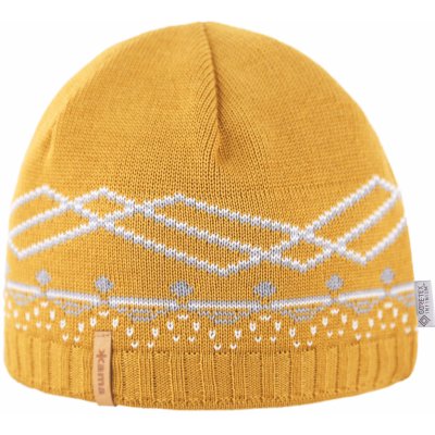 Kama pletená merino čepice AW60 žlutá – Sleviste.cz