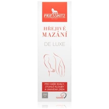 Priessnitz hřejivé mazání DeLuxe 200 ml