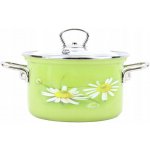 Belis Smaltovaný hrnec se skl. poklicí Daisy 20 cm 3,6 l – Hledejceny.cz
