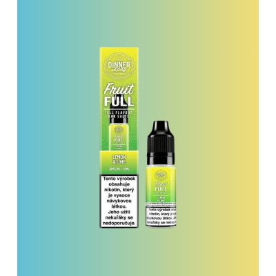 Dinner Lady Bar Salts Fruit FULL Lemon and Lime 10 ml 20 mg – Zboží Mobilmania