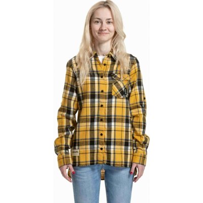 Meatfly dámská košile Courtney Yellow Žlutá – Zbozi.Blesk.cz