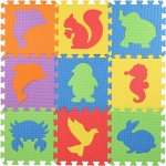 Nellys Pěnové puzzle Dinosauři 30x30cm 10ks v sáčku – Zbozi.Blesk.cz