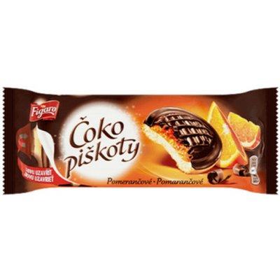Opavia Figaro Čokopiškoty pomeranč 6 x 147 g – Hledejceny.cz
