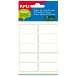 APLI 19x40mm bílé 2676 – Zboží Dáma