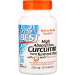 Doctor's Best High Absorption Curcumin C3 Complex + Bioperine 500 mg 120 kapslí – Hledejceny.cz